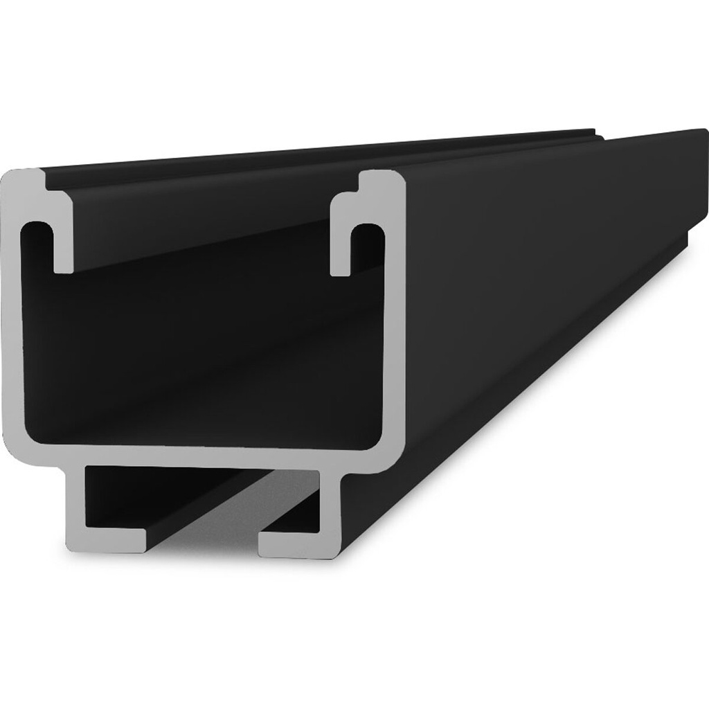 [A02156] K2 SolidRail Light 37 Zwart – 4,40 m