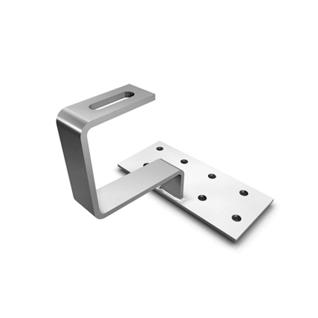 [A01458] K2 Dachhaken für Pfannenziegel Grundplatte: 180x80x4 mm, Ausleger: 35x6 mm