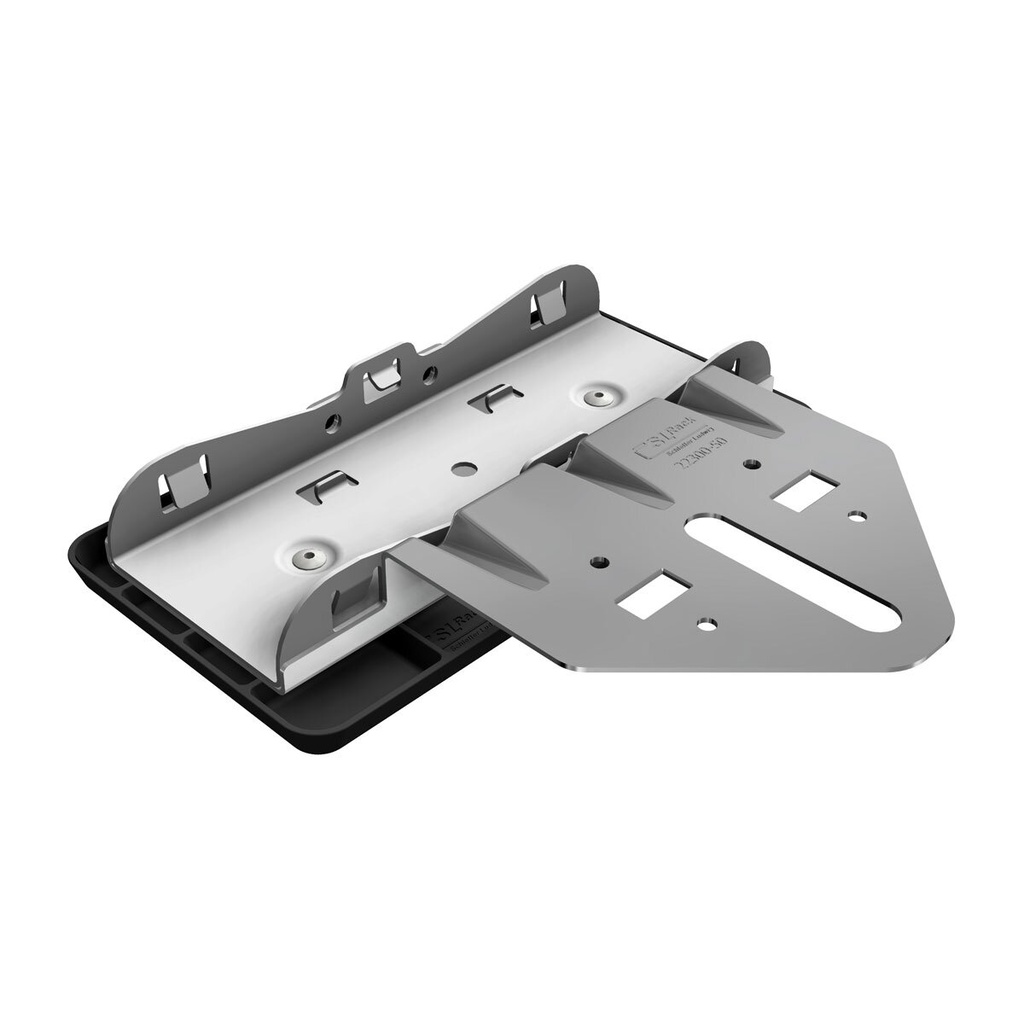 [A07119] SL Rack Fast Flat – HDPE base plate with slotted hole