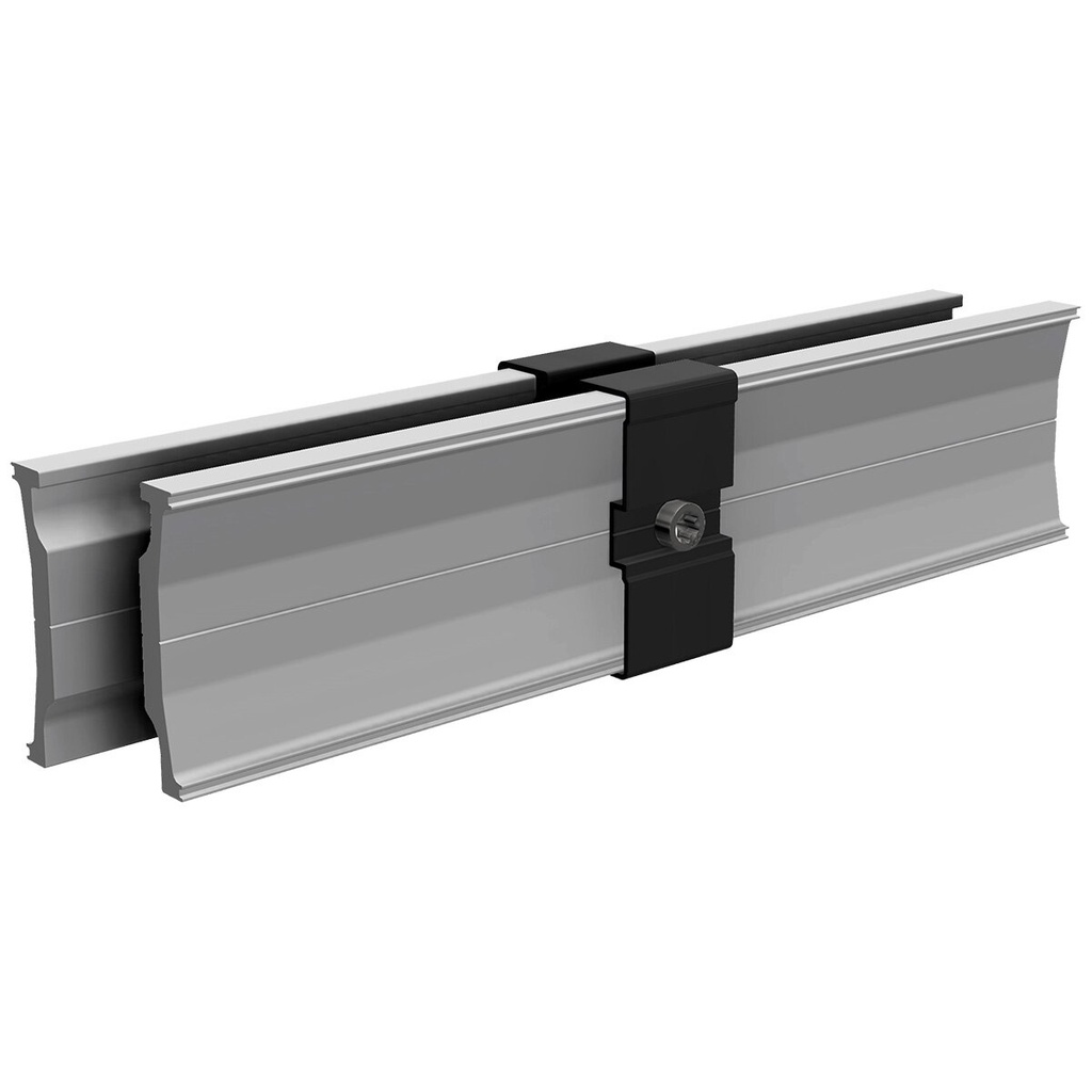 SL Rack interne connector RAIL 2.0 voor RAIL 60, zwart geanodiseerd