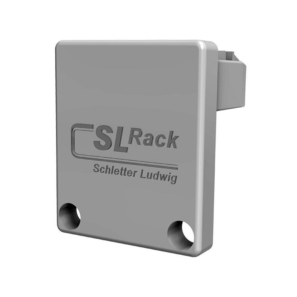 [A04764] SL Rack kunststof eindkap RAIL 35, grijs