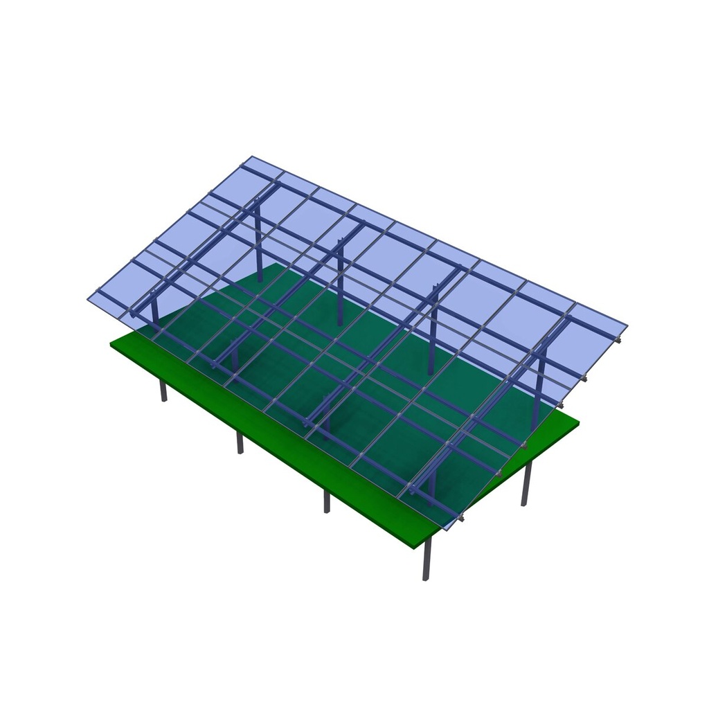 [A08220] SL Rack Standard Freiflächentisch - 3V x 9 Module - von 100 bis 300 kWp
