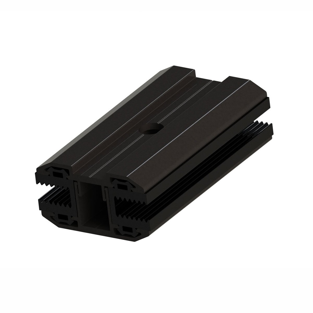 K2 Laminaat-middenklem ‘Click’ voor modules van 5–6,2 mm, zwart