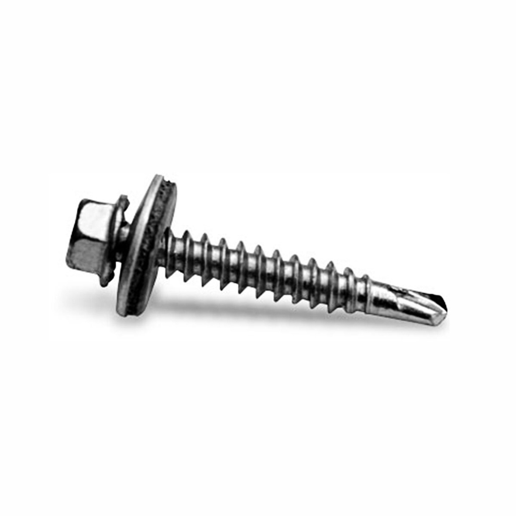 [A04983] K2 Self-tapping hexagon head sheet metal screw 6x40 mm – with sealing washer