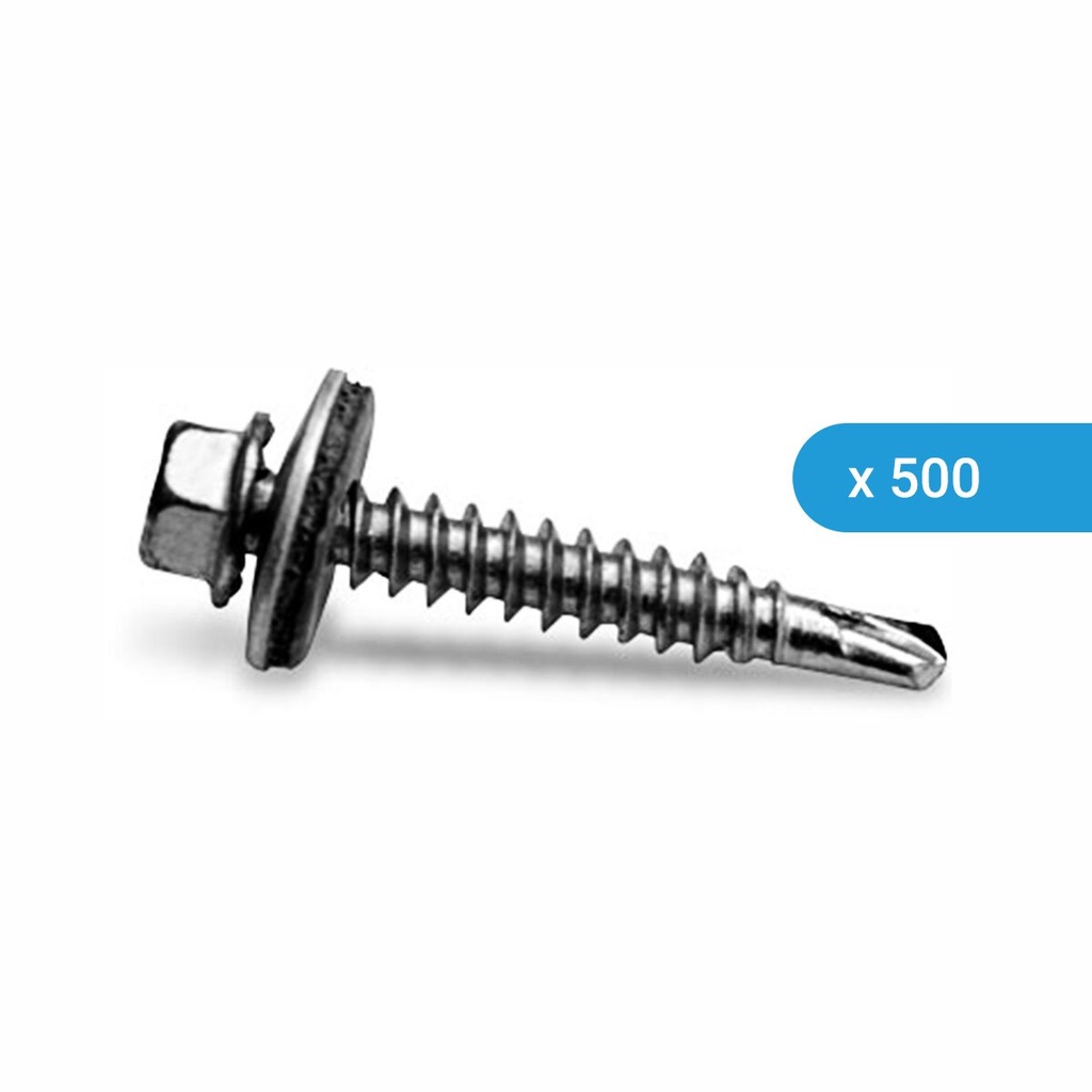 [A04544] K2 Self-tapping hexagon head sheet metal screw 6x35 – with sealing washer