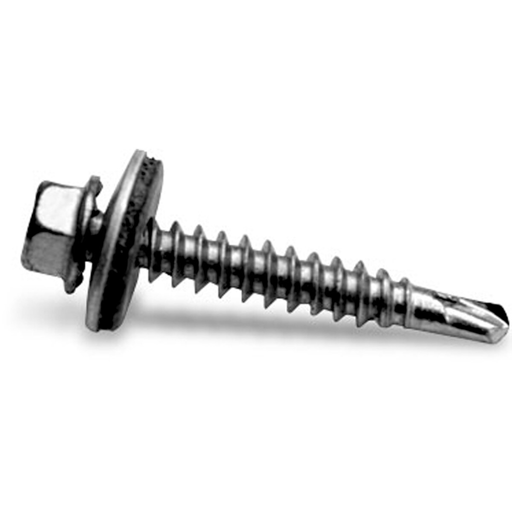 [A01449] K2 Self-tapping hexagon head sheet metal screw 6x25 mm – with sealing washer