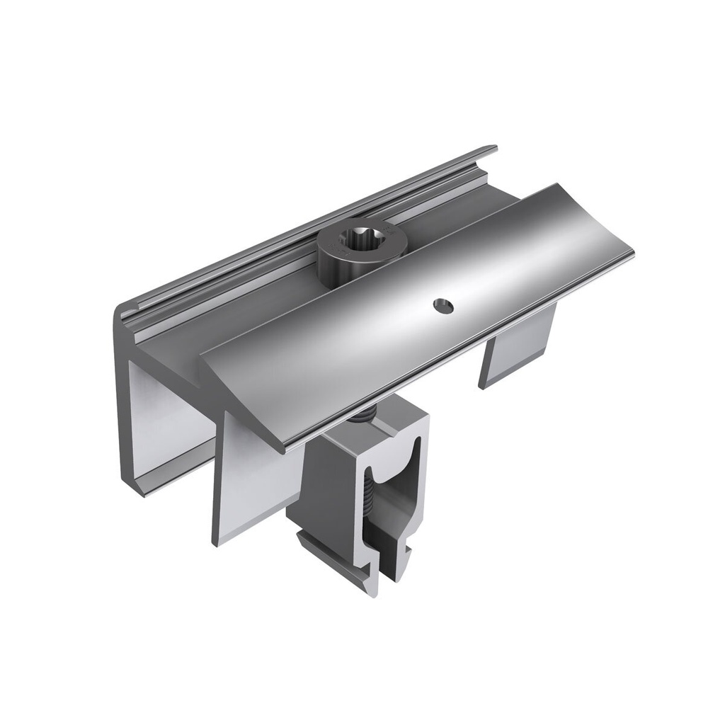[A07099] SL Rack End Clamp with Earth Connection 28–45 mm