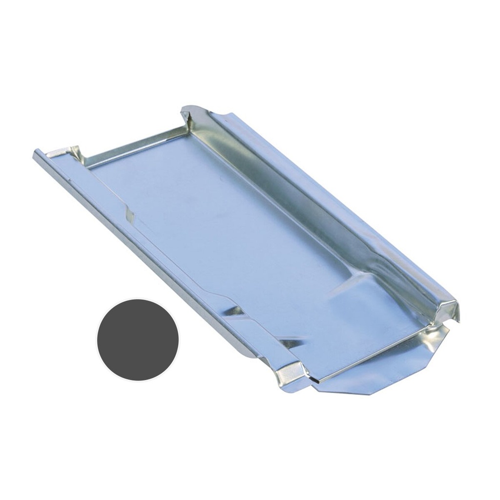 [A01156] Marzari Metalldachplatte Typ Ton 230 schwarzgrau