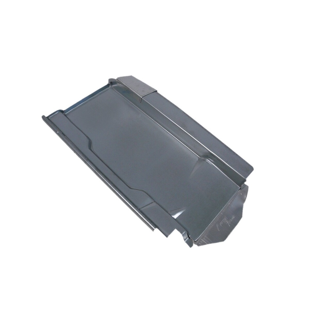 [A01146] Tôle de toiture métallique Marzari, type Ton 260, noir-gris
