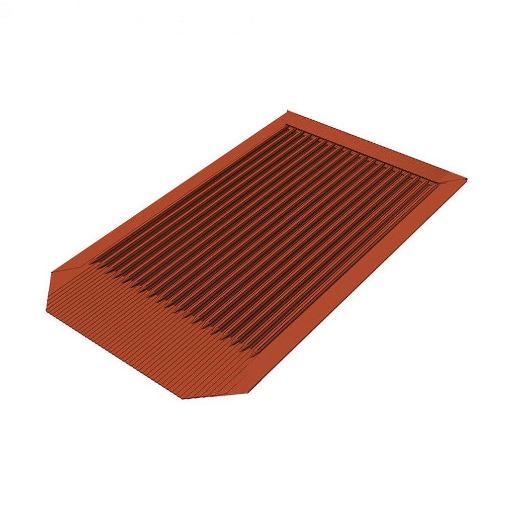 [A04754] Panneau SL Rack Biber, rouge brique RAL 8004