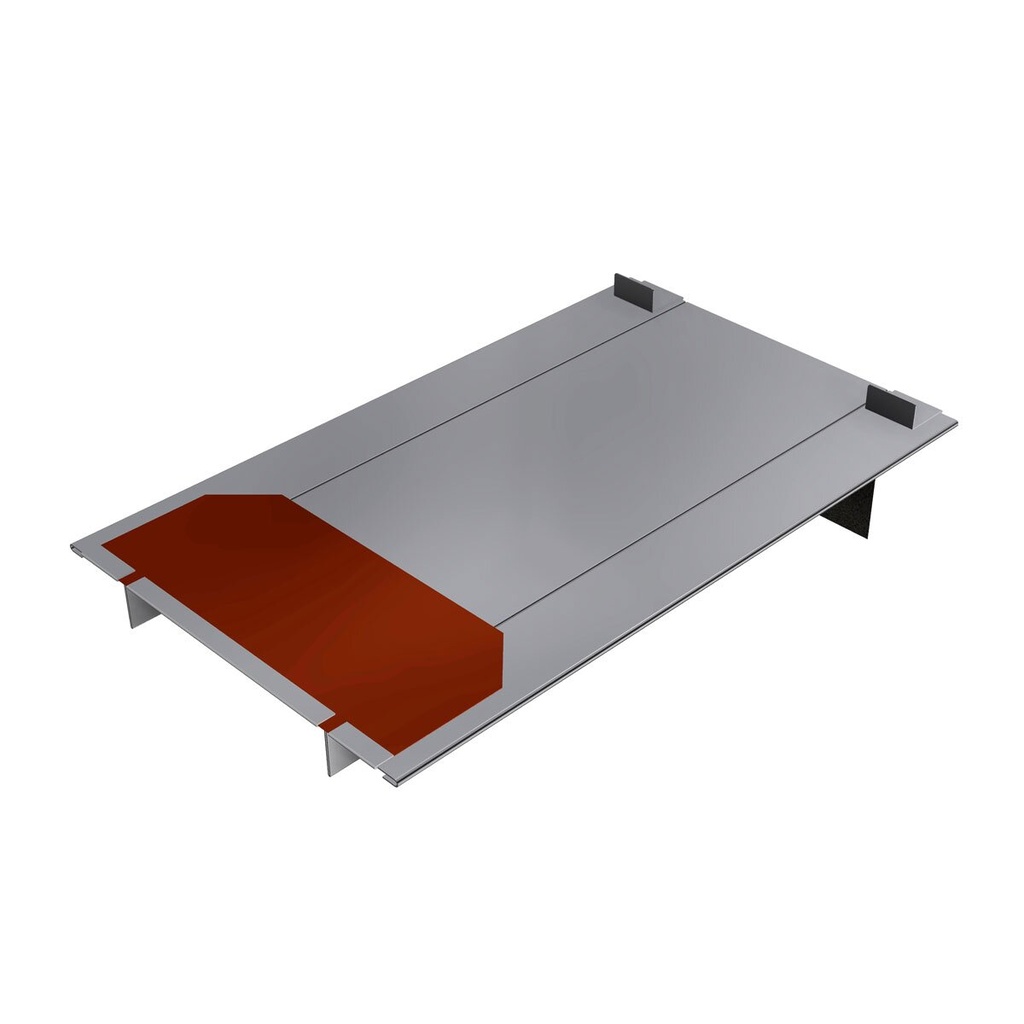 [A07110] SL Rack Metalldachplatte SL Alu M, Ziegelrot RAL 8004
