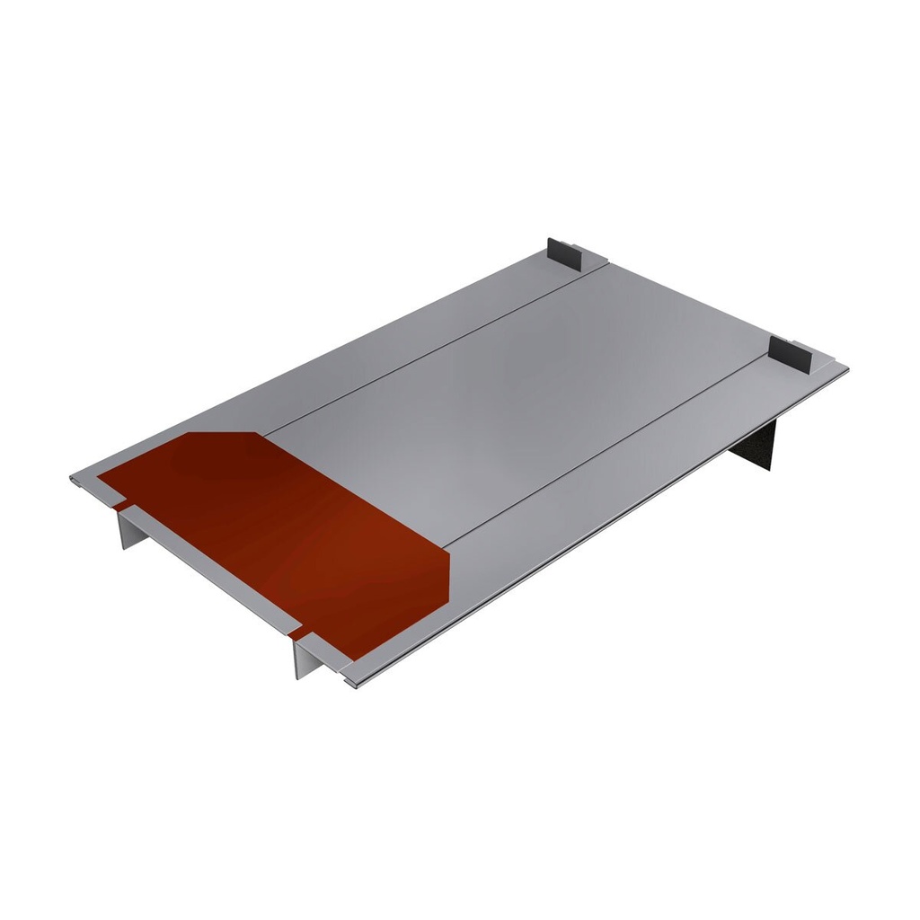 [A07108] SL Rack Metalldachplatte SL Alu S, Ziegelrot RAL 8004