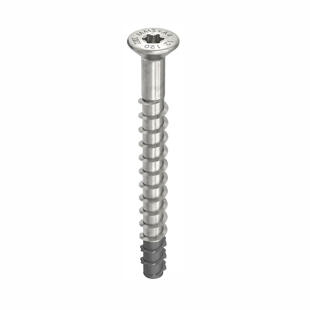 Heco MULTI MONTI plus 7,5x40 vis à béton T-Drive T-30 tête fraisée inox A4