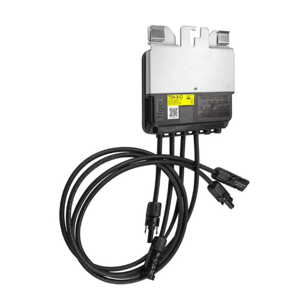 Optimiseur Tigo TS4-X-O UHD jaune 800 W MC4 (sortie 1,2 m/1,2 m / entrée 0,6 m/0,6 m)